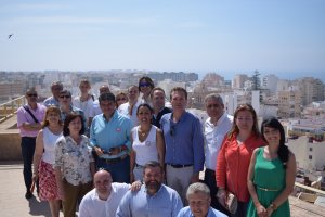 Foto de familia de Ciudadanos en La Alcazaba