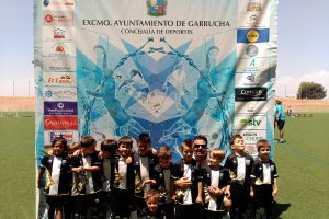 Los representantes de la Peña Deportiva de Garrucha.