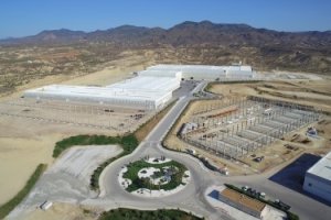 Parque industrial de Consentino en Cantoria.