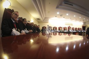 Acto de celebración de Santa Teresa en la sede del Colegio Oficial de Abogados de Almería.