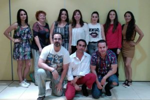 Miembros pertenecientes al Colectivo General de Artistas de Almería.