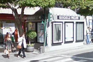 El kiosco Milán, situado en la parte central del Paseo, cambiará ahora de nombre.