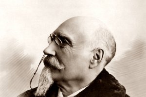 José Echegaray,  al final de su vida.