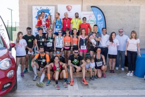 Un podio muy concurrido.