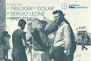 Portada de la ruta dedicada a la trilogía de Sergio Leone.