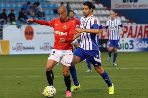 Andy en el partido frente al Nástic.