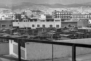 Los talleres de Oliveros desde la Carretera de Ronda.