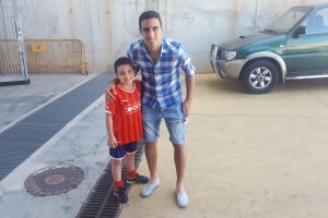 Pellerano y Bauti en la puerta del Mediterráneo.