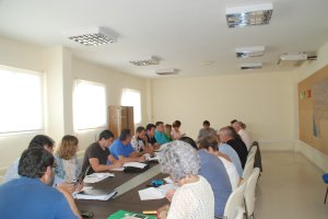 Reunión celebrada este martes en Níjar en la que se quedado constituido el Consejo de Turismo.