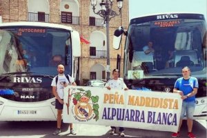 Los peñistas camino de la gloria.