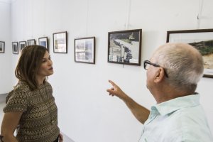 En la inauguración, José Berbel y Ana Martínez Labella.