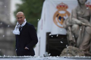 Zidane en la fiesta de la Champions
