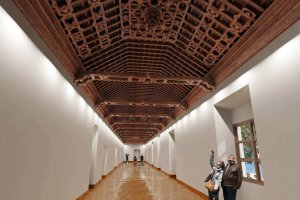 El artesonado mudéjar quedaría así.