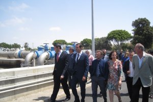 Visita a la ampliación de la depuradora de El Bobar