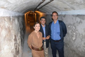 Visita a los Refugios de la Guerra Civil con el periodista de France Presse.