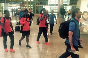 El Almería, en El Prat.