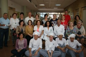 Participantes en el taller de alimentación saludable.