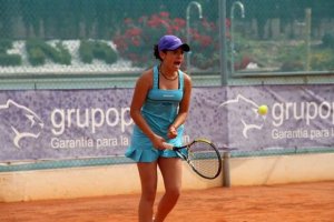 Silvia Vargas en acción durante el campeonato.