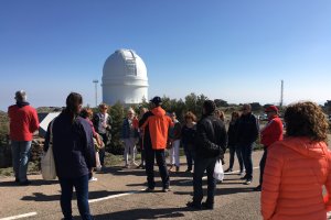 Visita guiada a las instalaciones de Calar Alto con motivo de las Jornadas de Astroturismo celebradas el pasado viernes y sábado en el observatorio y