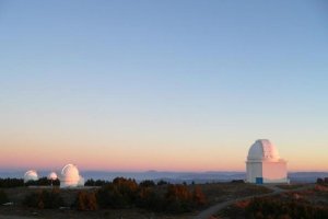 Vista del Observatorio de Calar Alto en Gérgal.