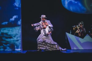 Una de las actuaciones de la bailaora Anabel Veloso.