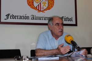 Martín Doblado, presidente del fútbol almeriense.