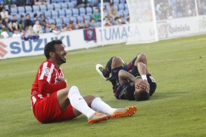 Michel en el Huesca-Almería.
