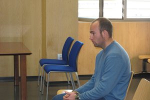 Imagen de archivo de Jonathan Moya en los juzgados.