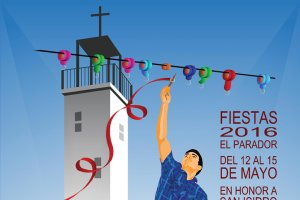 Cartel anunciador de las fiestas de El Parador.