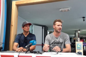 Presentación con Víctor Fernández y Alberto Martín.