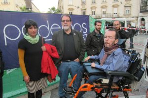 Pablo Echenique en un acto de Podemos