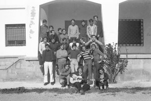 Jóvenes de 1972 en la Casa de Espiritualidad de Aguadulce.