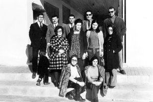 Grupo de maestros del colegio público ‘Virgen del Mar’ de Cabo de Gata.