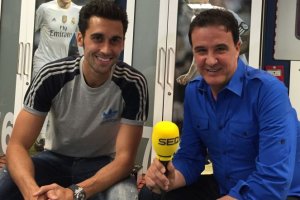 Arbeloa con José Ramón de la Morena.