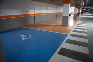 Aparcamiento de la avenida Vilches en la capital.