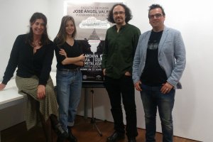 Los coordinadores de la Facultad Valente, junto a Ángela Segovia y Antonio F. Rodríguez.