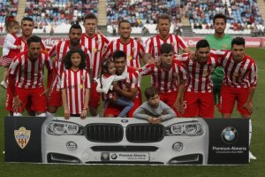 El once del Almería.