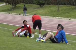 Adri Castellano en el campo Anexo.