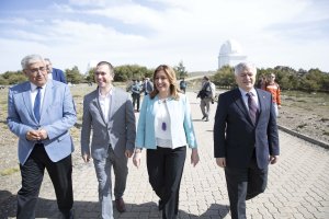 Llegada de Susana Díaz a Calar Alto.