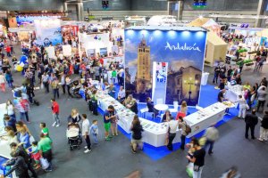 Stand de turismo andaluz en una edición anterior.