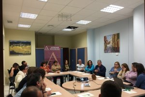 Reunión en la sede de AEPA la pasada semana.