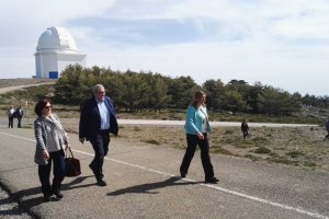 Susana Díaz ha visitado hoy Calar Alto.