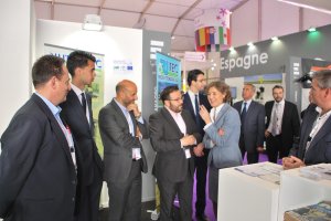 Clan agro con la ministra de Agricultura en SIAM.