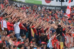Aficionados del Nástic.