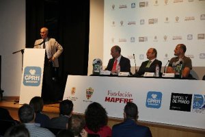 Pedro Luis Ripoll presentando en Almería una aplicación de salva vidas.