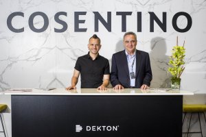 Francisco Martínez-Cosentino junto al chef David Muñoz.