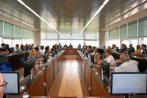 Celebración de la primera Mesa del Cine en la UAL.