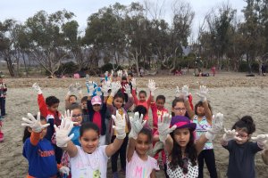 Los escolares llevaron a la práctica los contenidos aprendidos dentro del aula con una gran sonrisa.