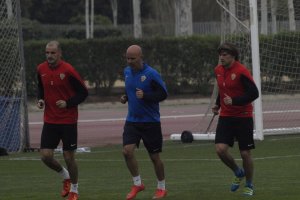 Soriano y Dubarbier haciendo carrera continua.