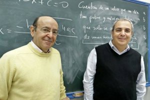 Los profesores Diego Alonso y Diego Reche.